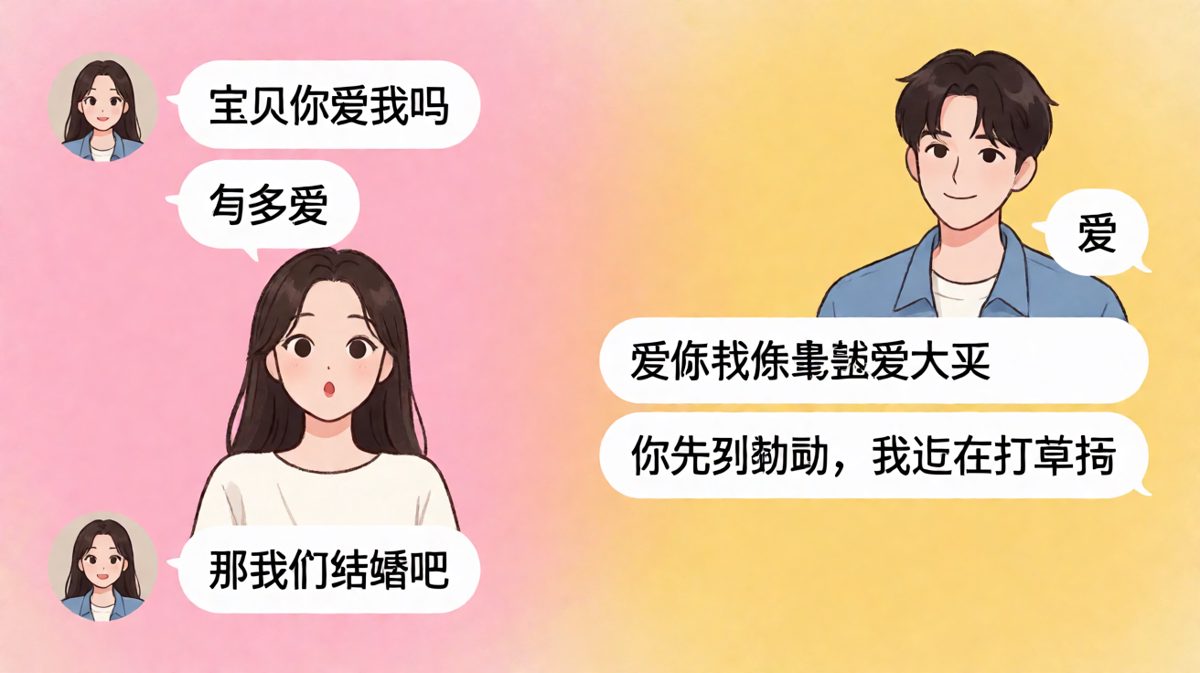 男生打草稿式表白，把浪漫直接变成工作项目