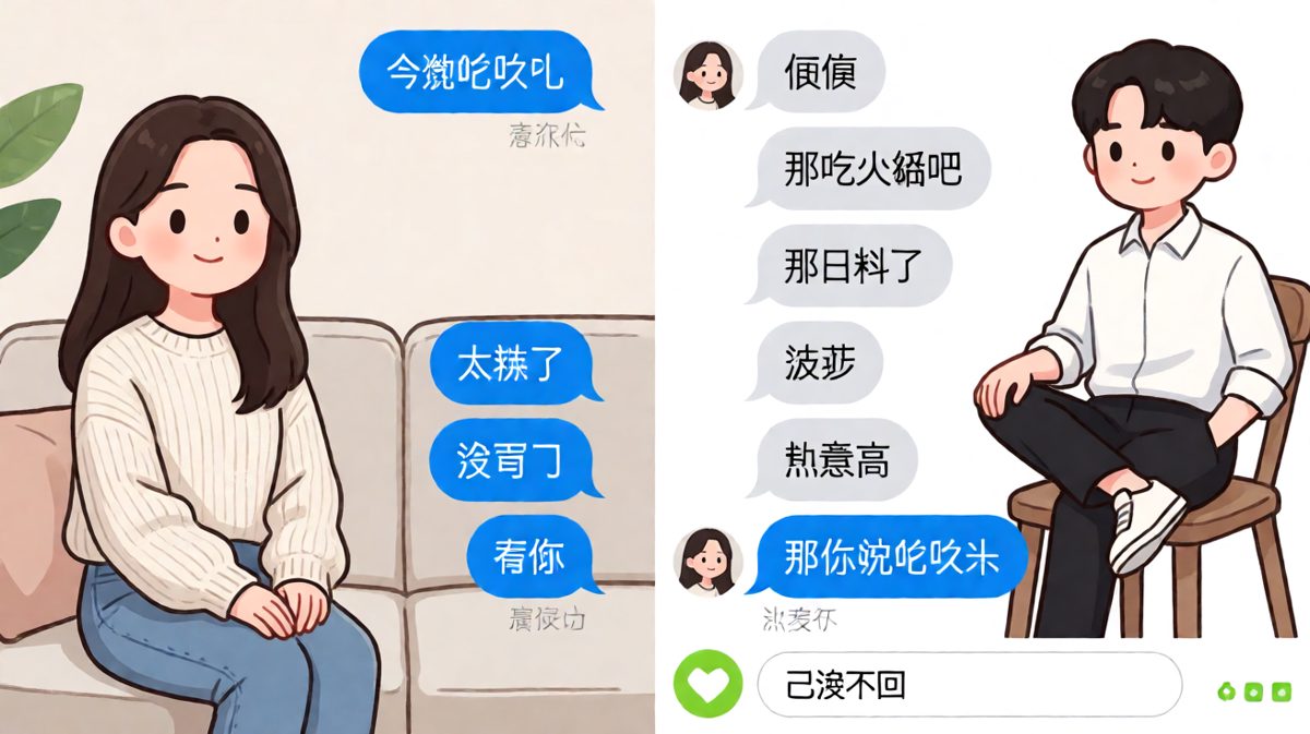 随便才是终极难题，男生被问得哑口无言