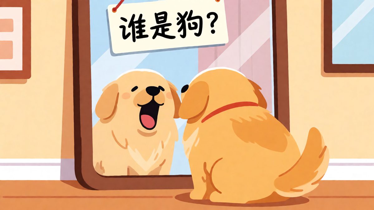 这只狗太讨厌了！等等……它怎么跟我长得一样