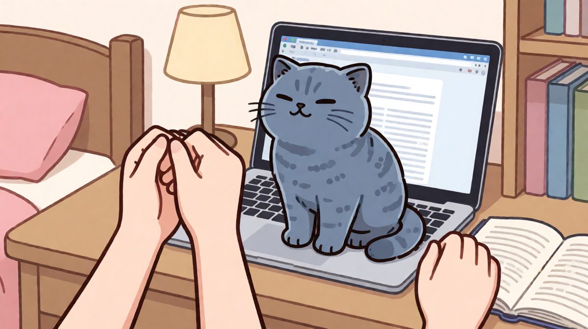 猫：今晚你写报告，我监督