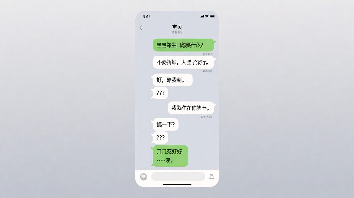 一句'人到了就行'引发的浪漫翻车现场