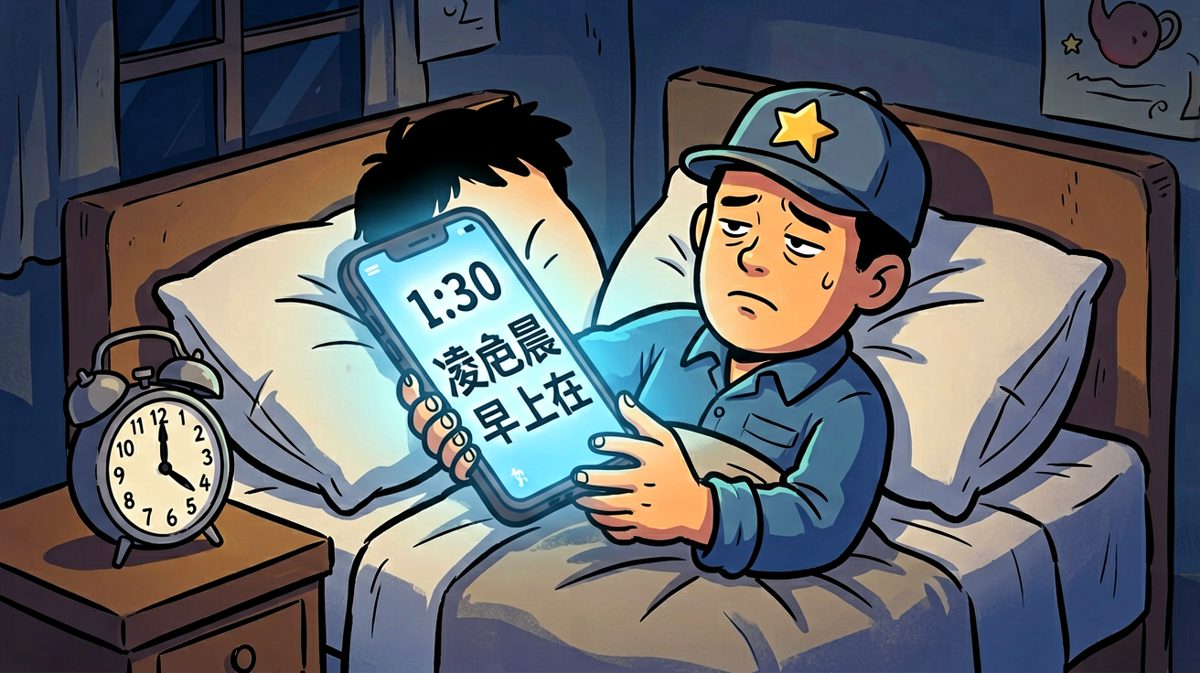 主角发誓今晚一定早睡