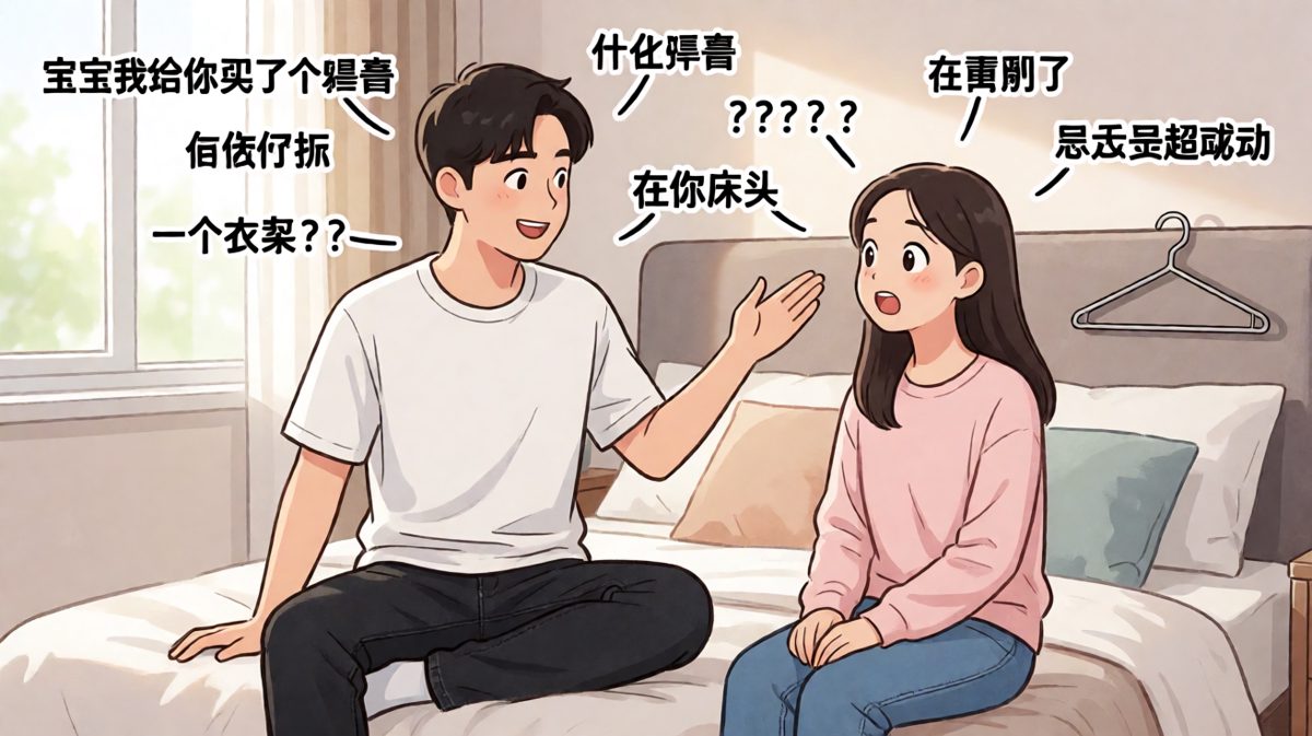 直男癌晚期的送礼哲学：衣架也能变浪漫