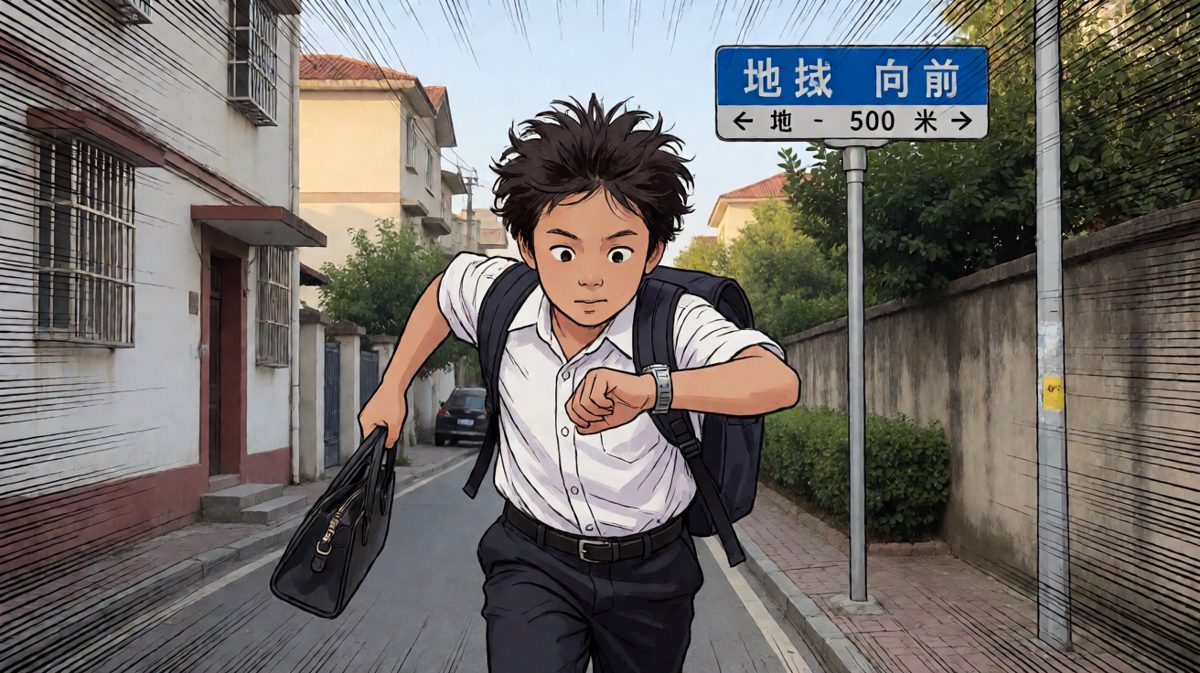 完了！要迟到了！