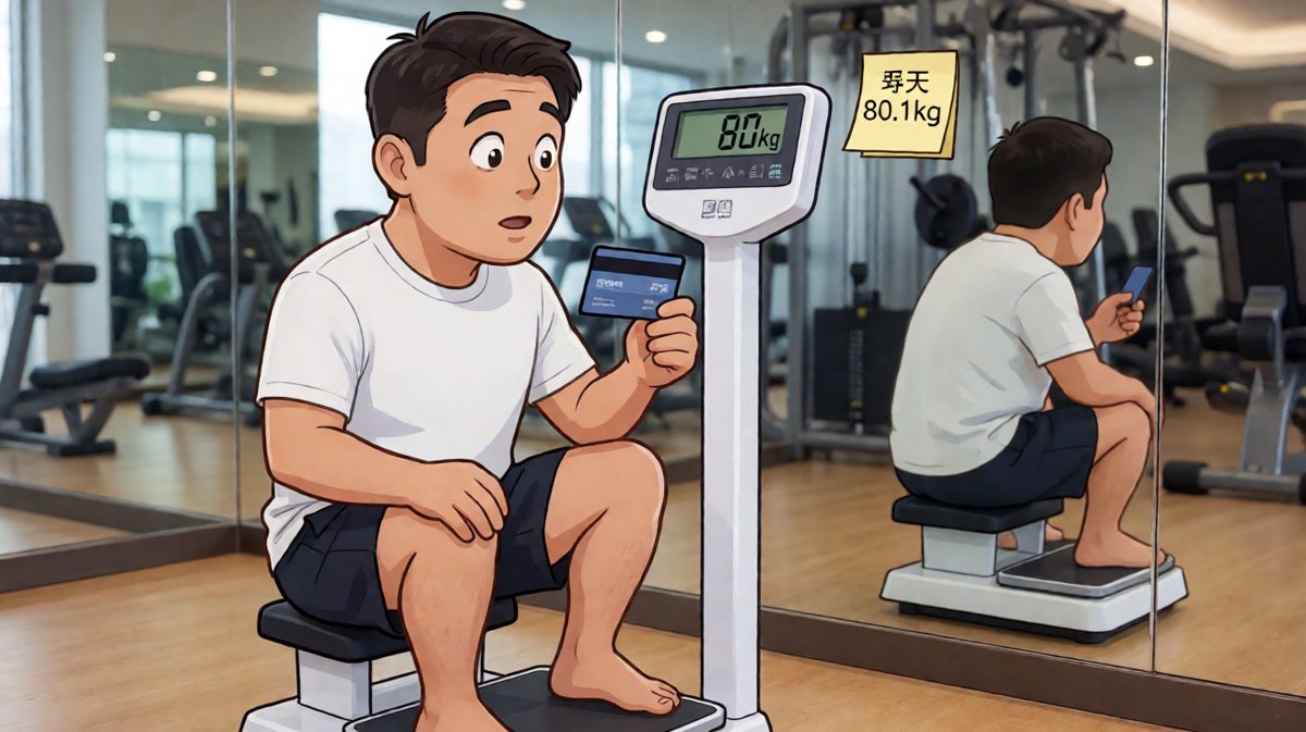 一周后上秤，体重纹丝不动，陷入自我怀疑