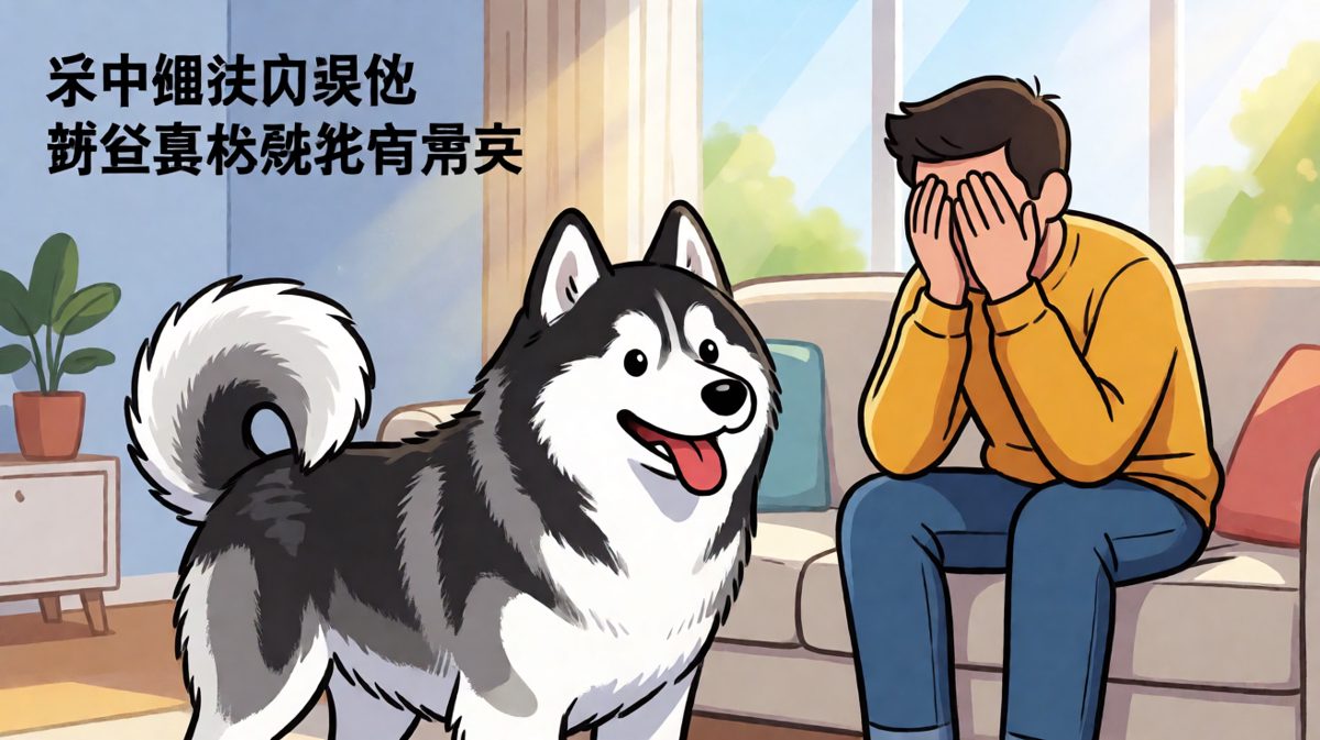 狗狗：只要我够努力，我就能……哎哎哎卡住了！