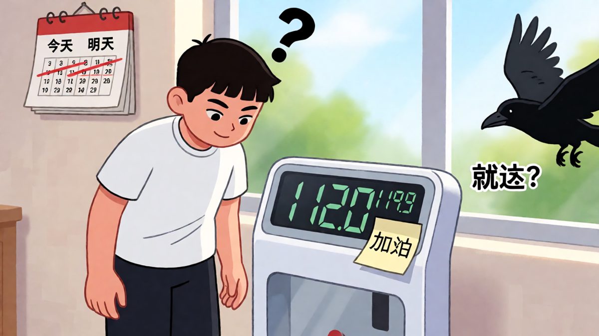 减肥第一天成果：0.1斤，这是质的飞跃！