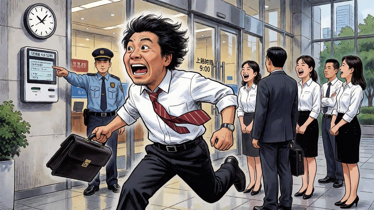 迟到了！全公司都知道了……