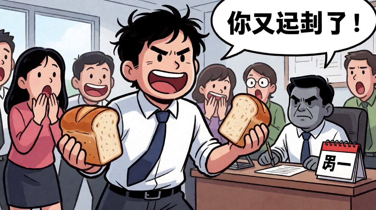 迟到被老板抓个正着