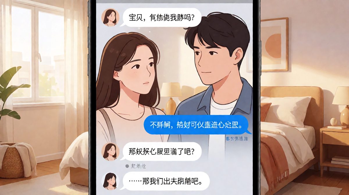 女生问'我心里满了呢'，男生的神回复让人笑喷