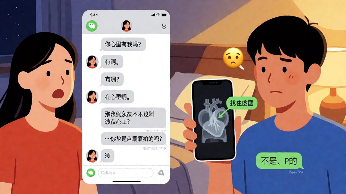 你心里有我吗？直男的硬核回答