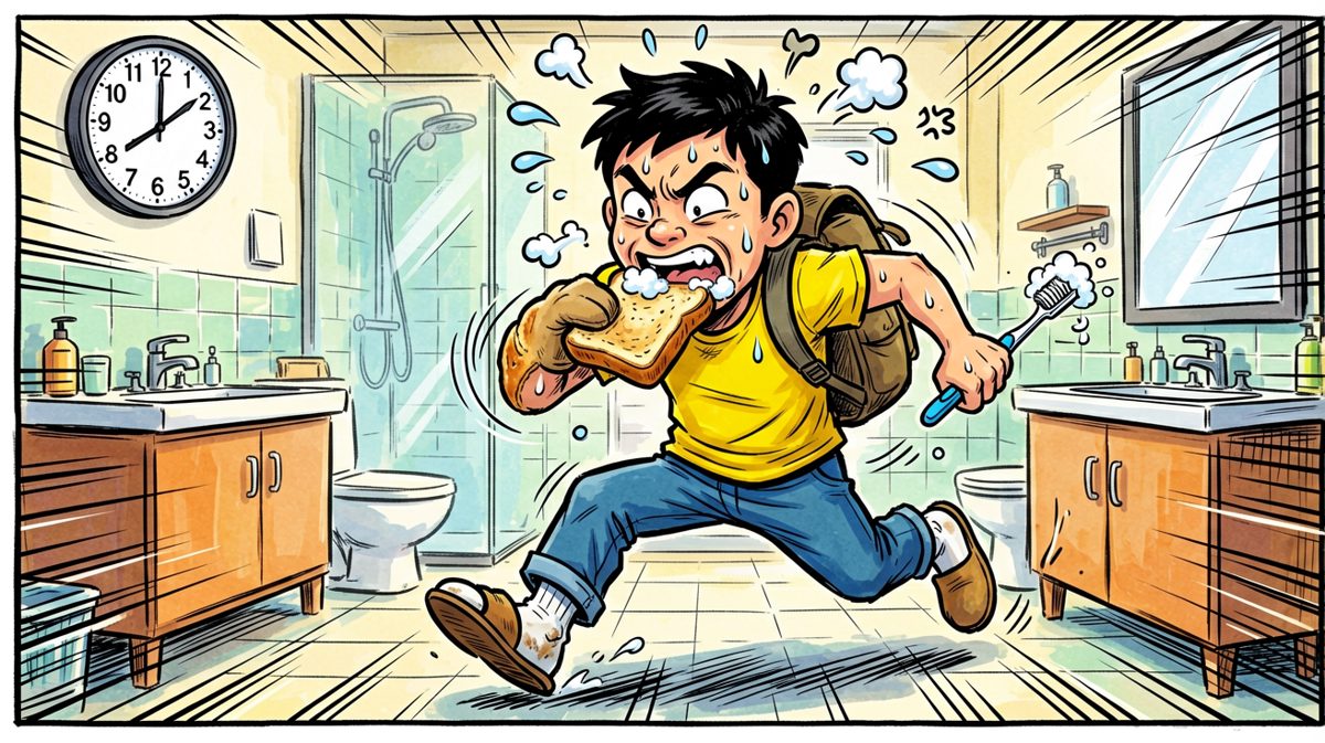 极限逃生模式全开，一路狂奔冲向公司
