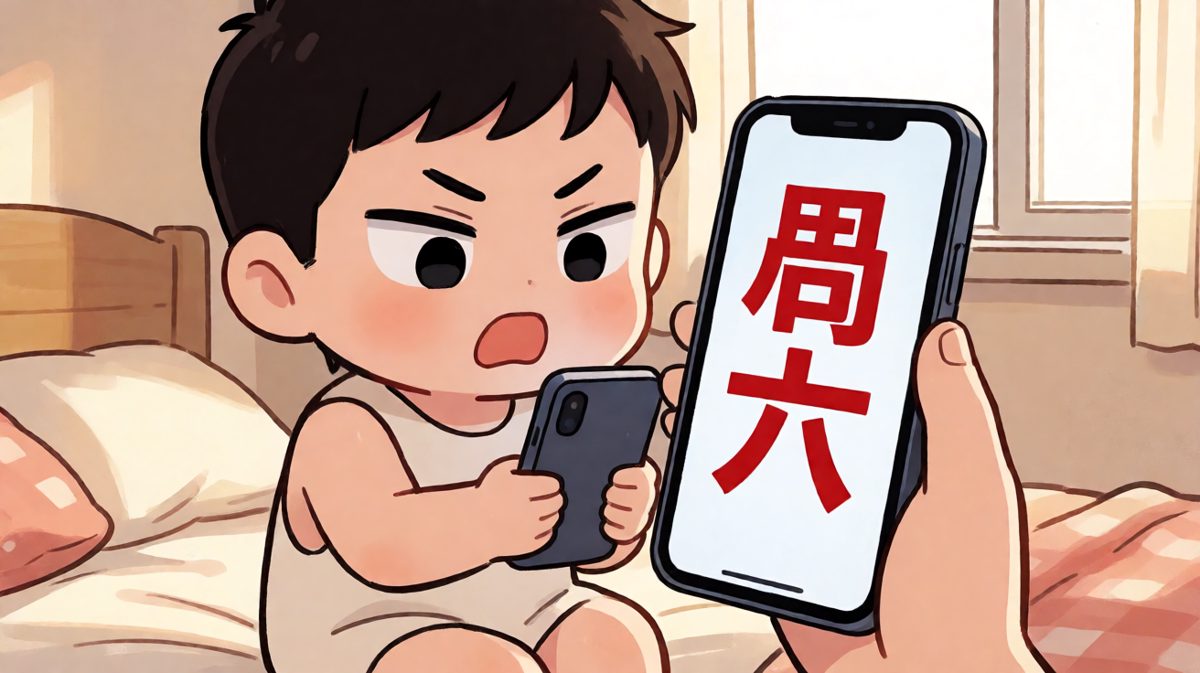 等等……今天不是周六吗？