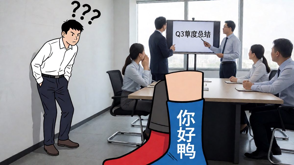 更社死的来了——他不知道什么时候另一只脚莫名穿上了完全不同的袜子。
