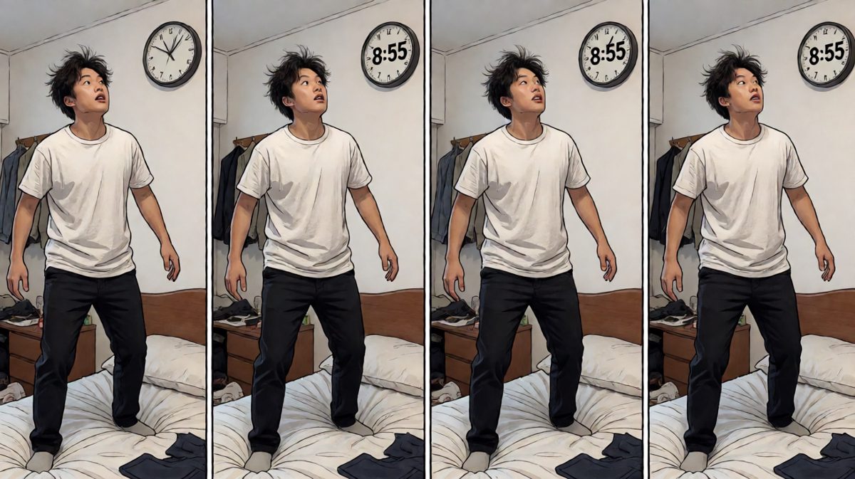 等等！今天不是周日！要迟到了！！！