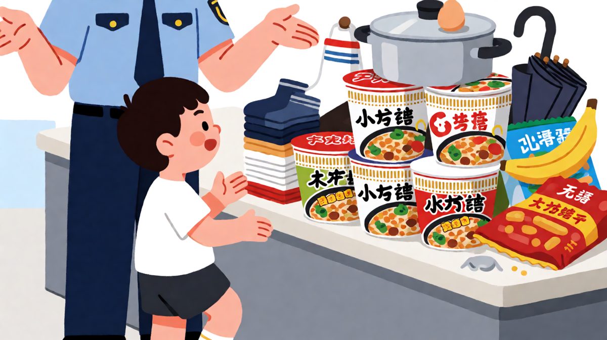 包里竟然翻出一堆离谱的东西，连锅都带上了