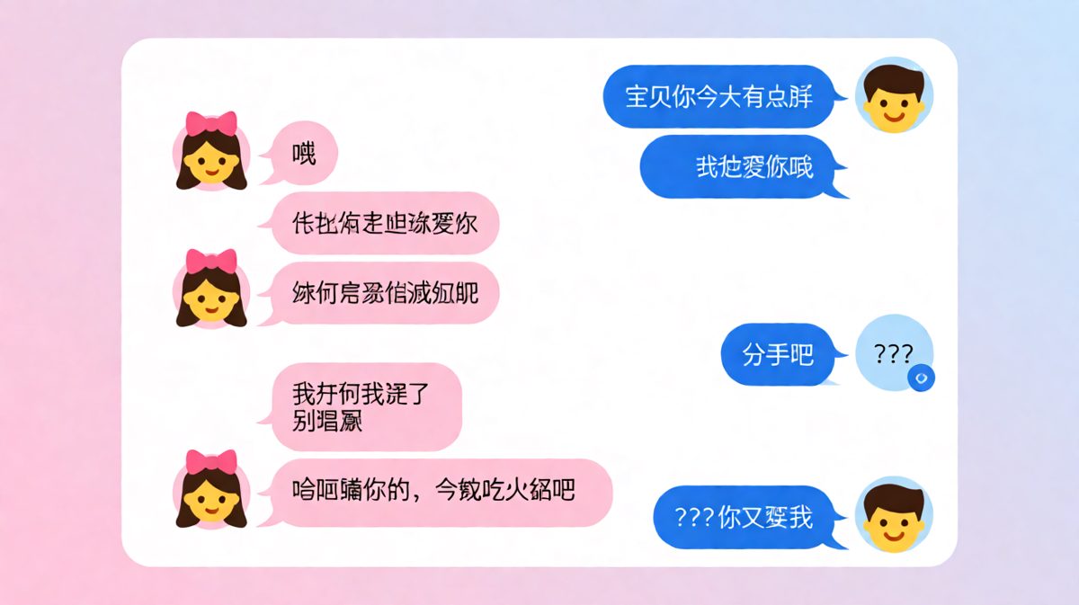 男生想减女友的体重，结果被女友反将一军，最后发现是火锅局陷阱