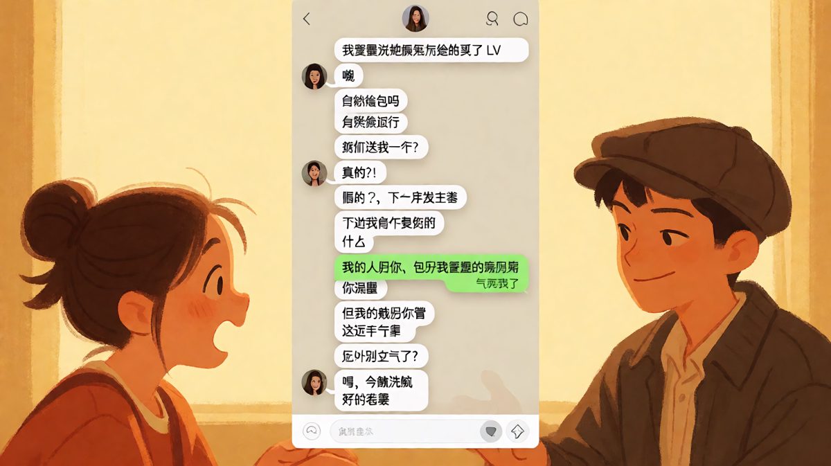 女生拿闺蜜攀比要包包，男生先假后真，用'钱归你管'成功哄好