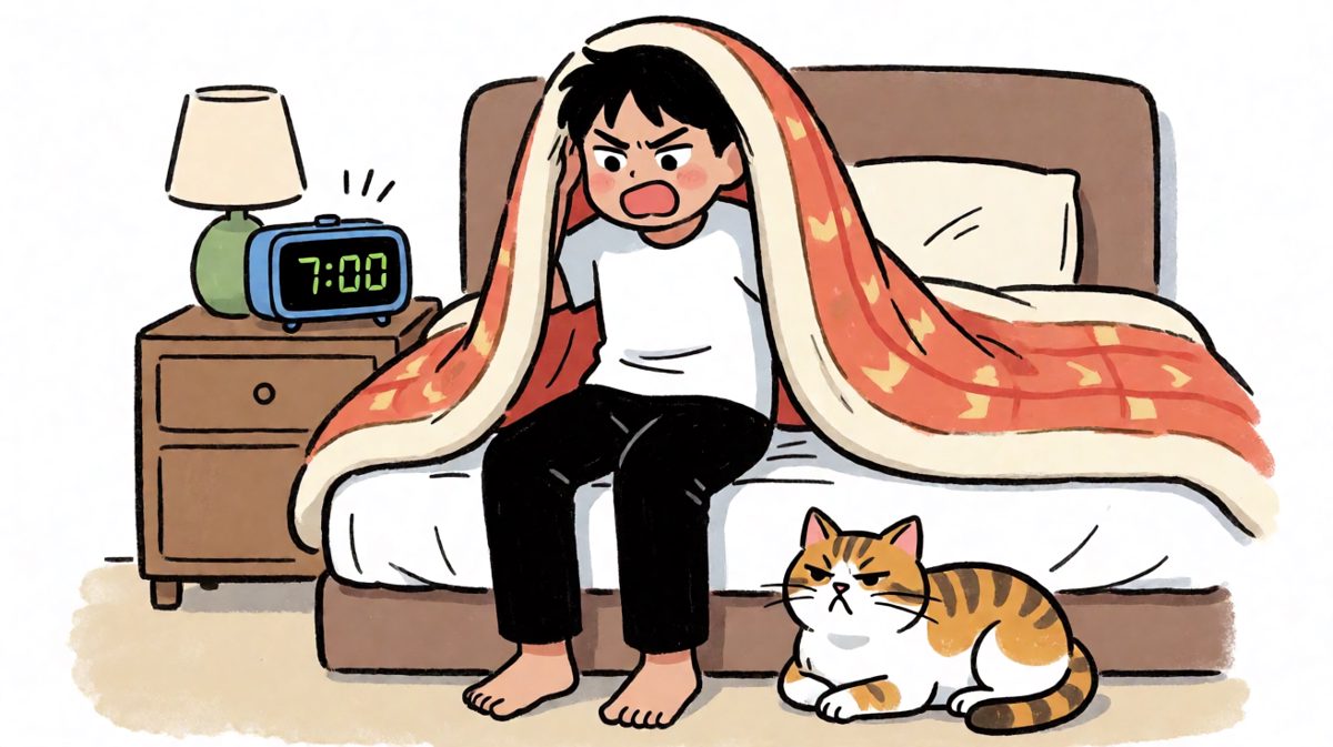 闹钟响了？不存在的，再睡五分钟