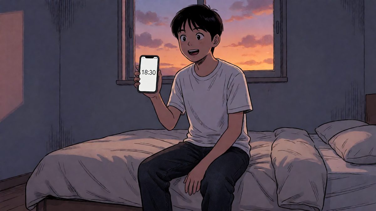 睁开眼一看——已经傍晚了！