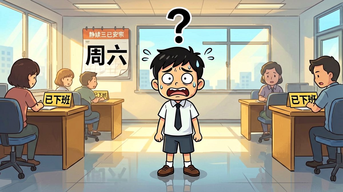 ……今天好像不是工作日？