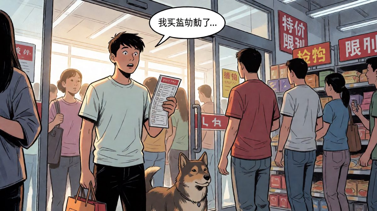 社恐买瓶酱油就像在走钢丝