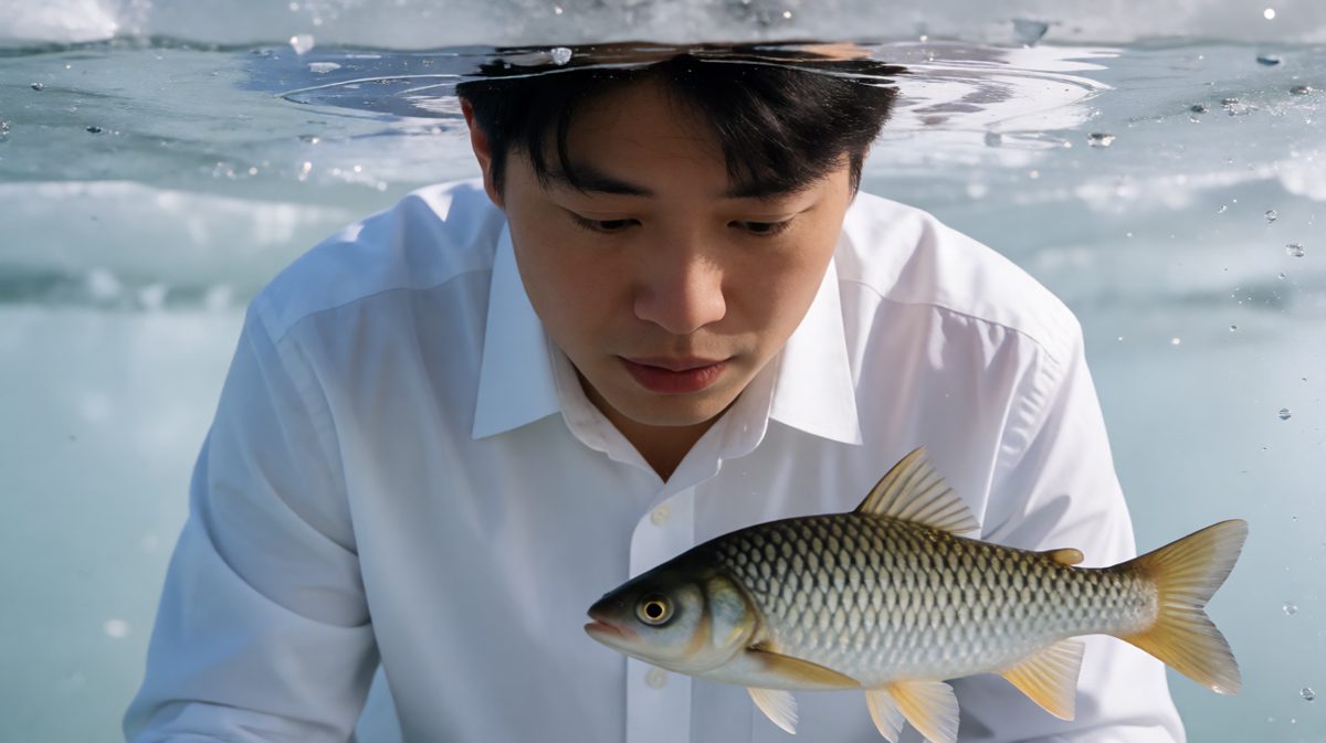 企鹅抓到鱼的笑容和吃到鱼的笑容完全是两种级别