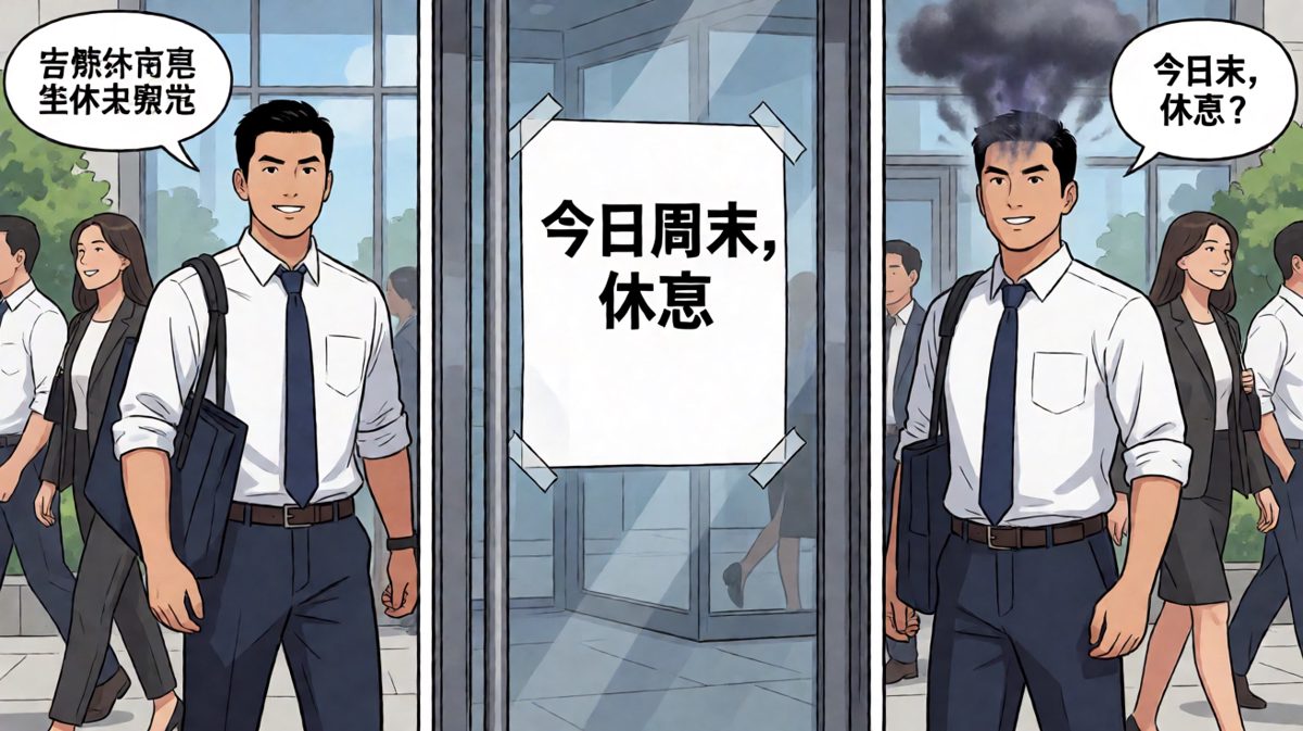 今天……原来是周末？！