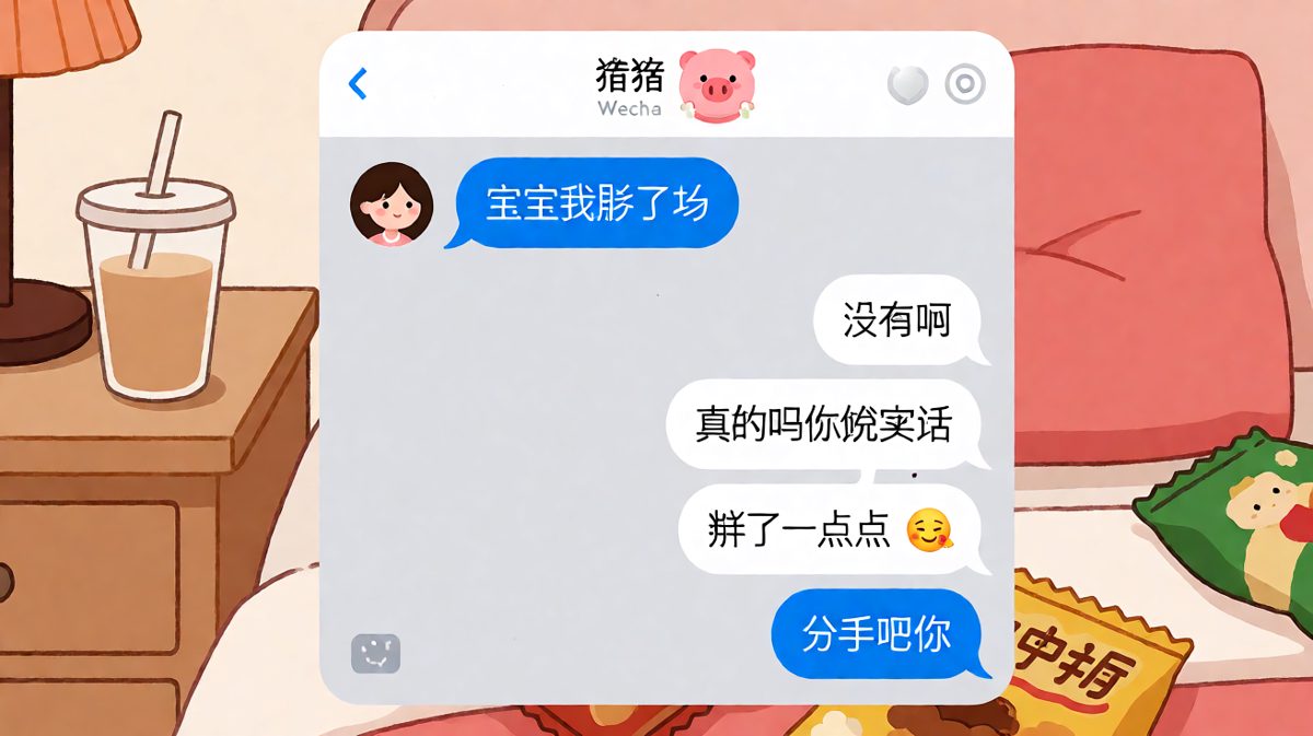 女生问"我胖了吗"，男生说实话后当场被拉黑的经典翻车瞬间。