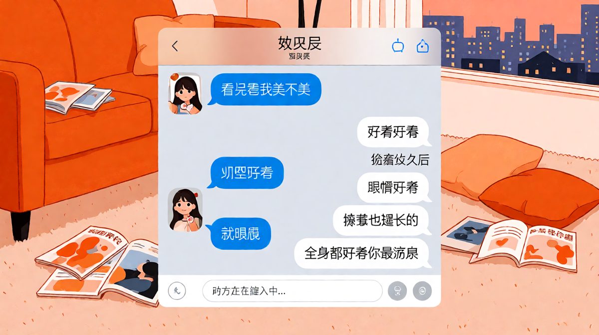 送命题现场：男生回答"哪里好看"时的极限求生全过程。