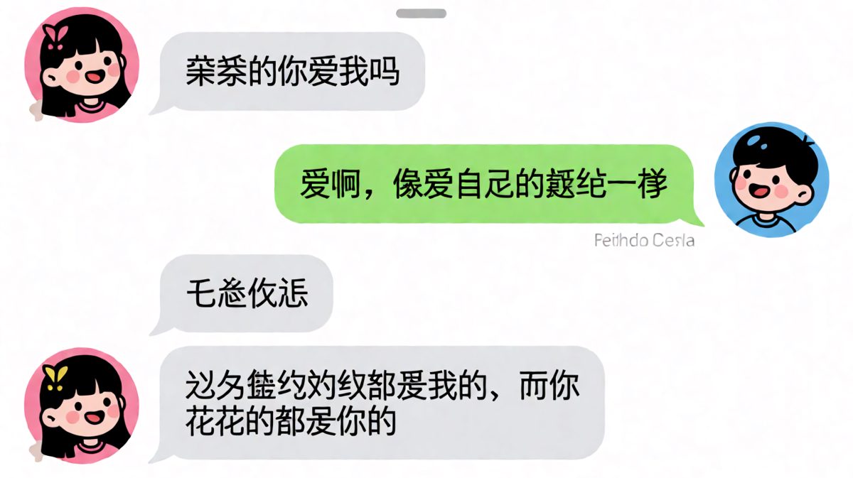 男生用神逻辑把「爱」解释成了「钱在我这」