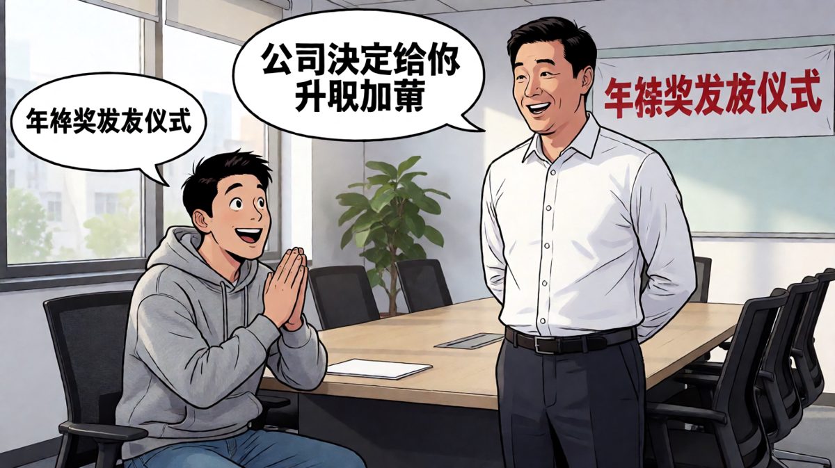 以为要升职加薪的巅峰时刻，老板的反转让期待瞬间掉进谷底