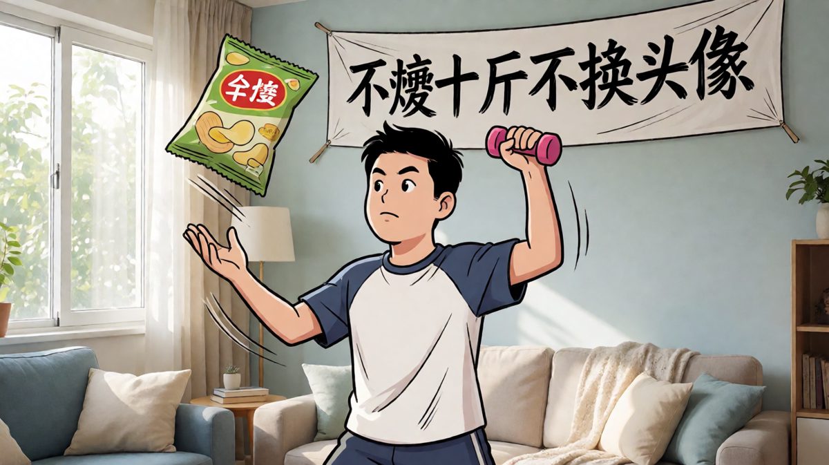 立誓要拼死减肥，谁拦都不好使。