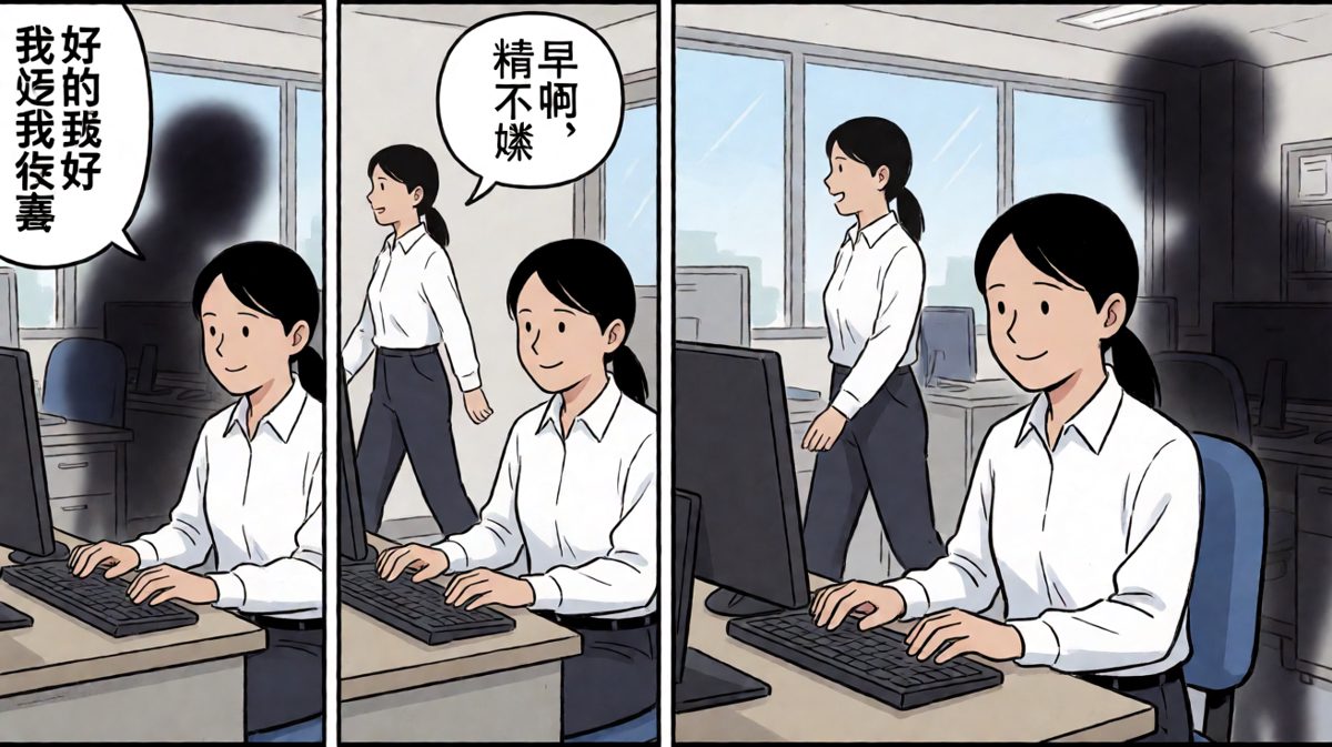 第四格：到达公司，灵魂尚未同步