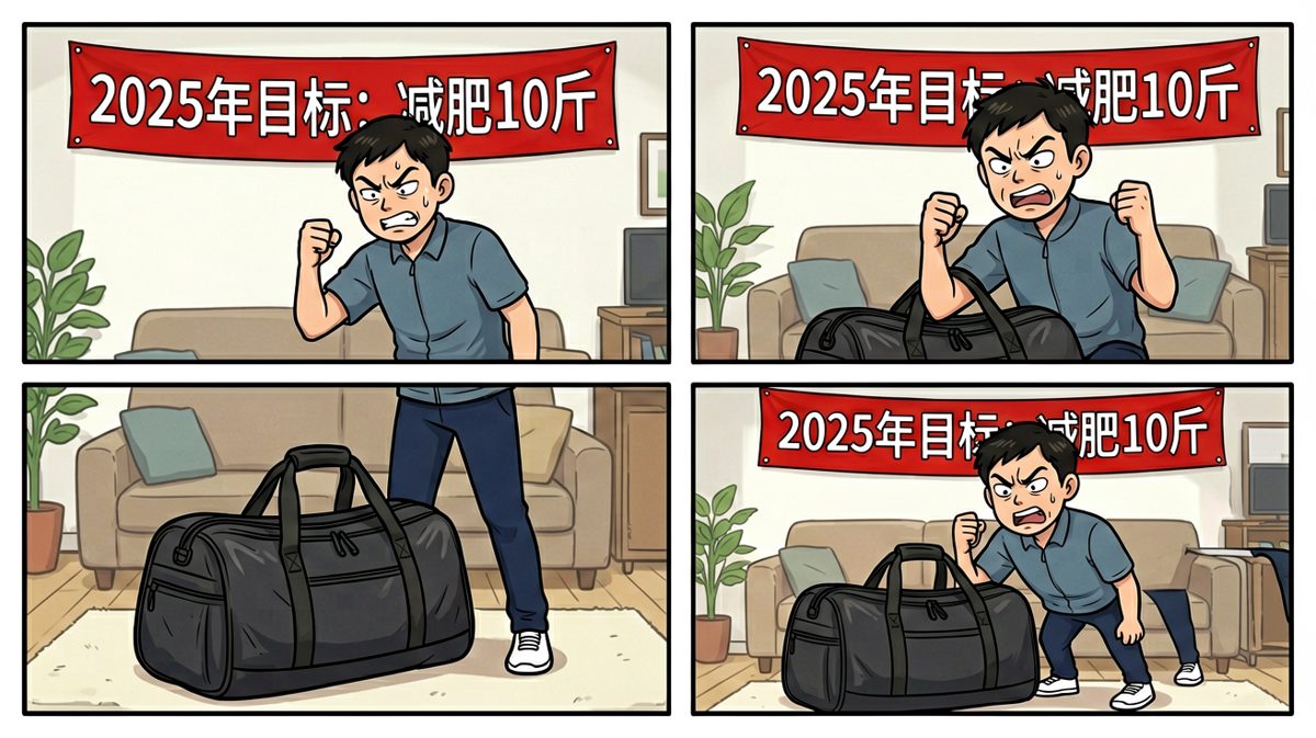 雄心壮志：今天开始认真减肥！