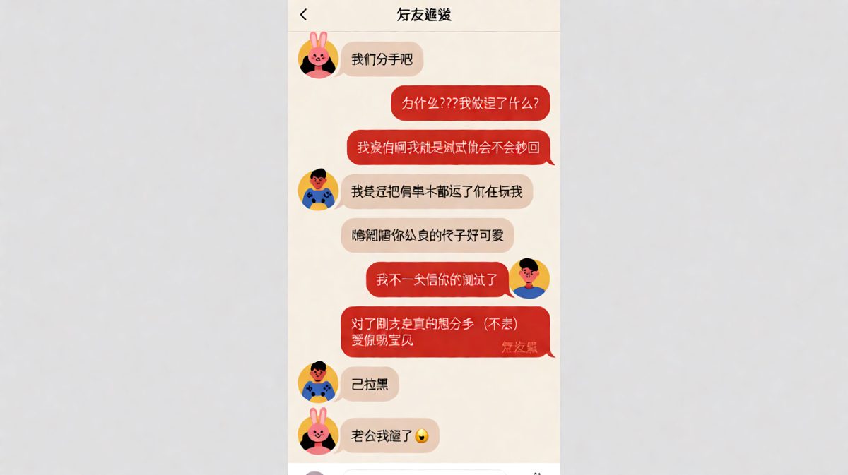 一句'分手吧'引发的血案——测试结果喜忧参半
