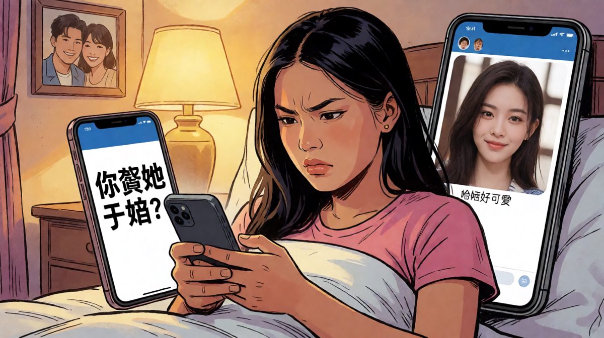 点赞别的照片引发的一场战争