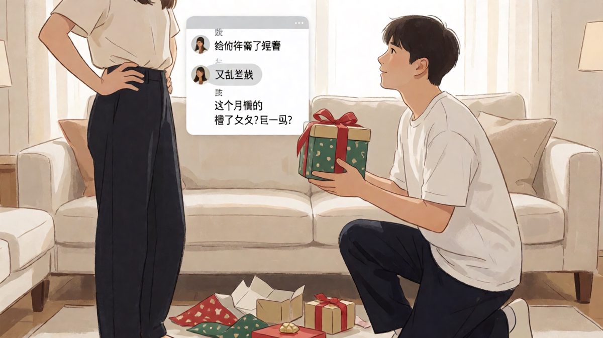 敷衍型惊喜被当场拆穿