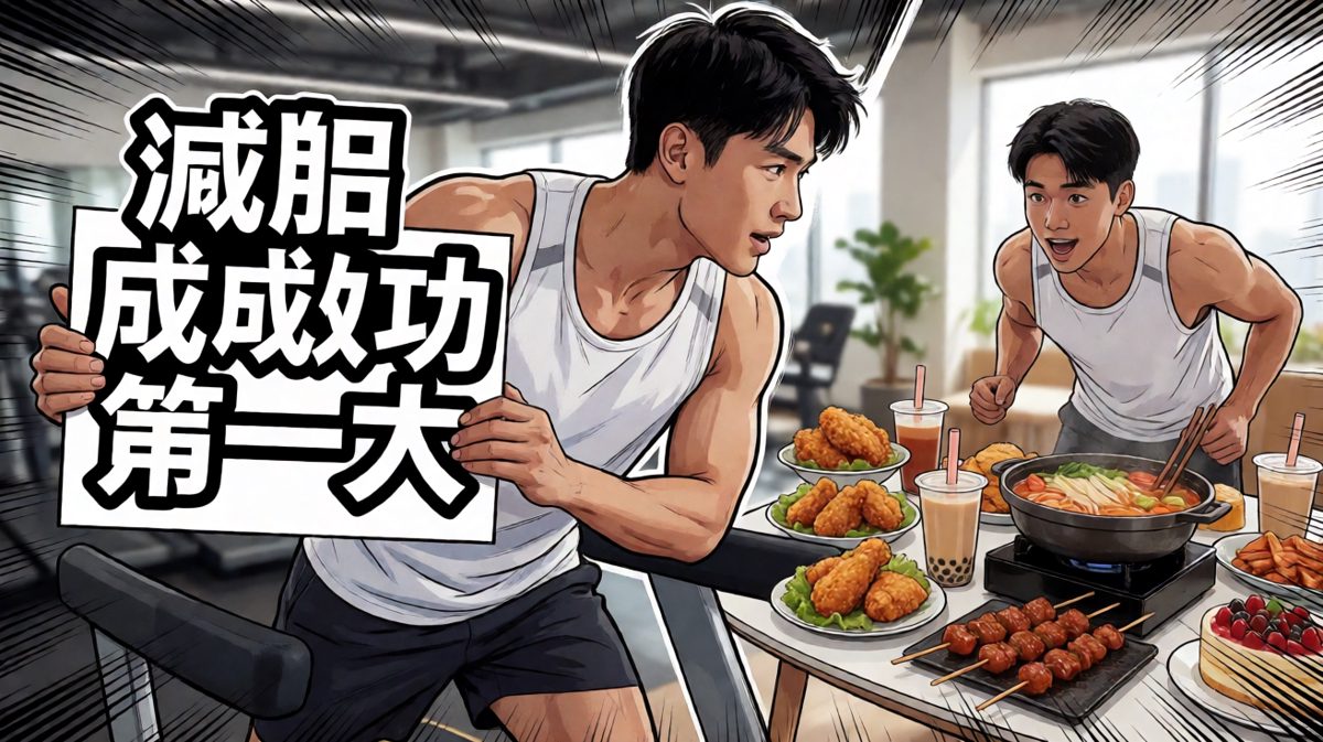 健身房办了卡，腹肌在别人的身体上