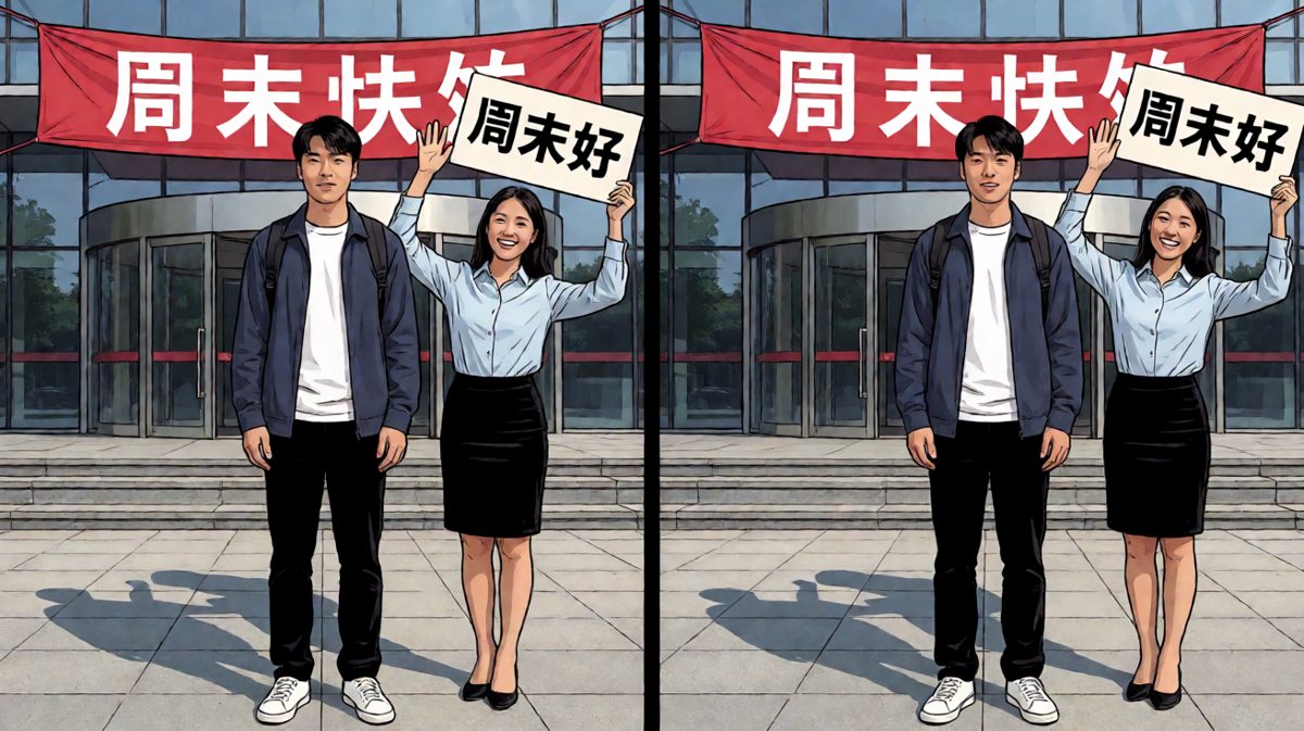 等等...今天好像是周末？！