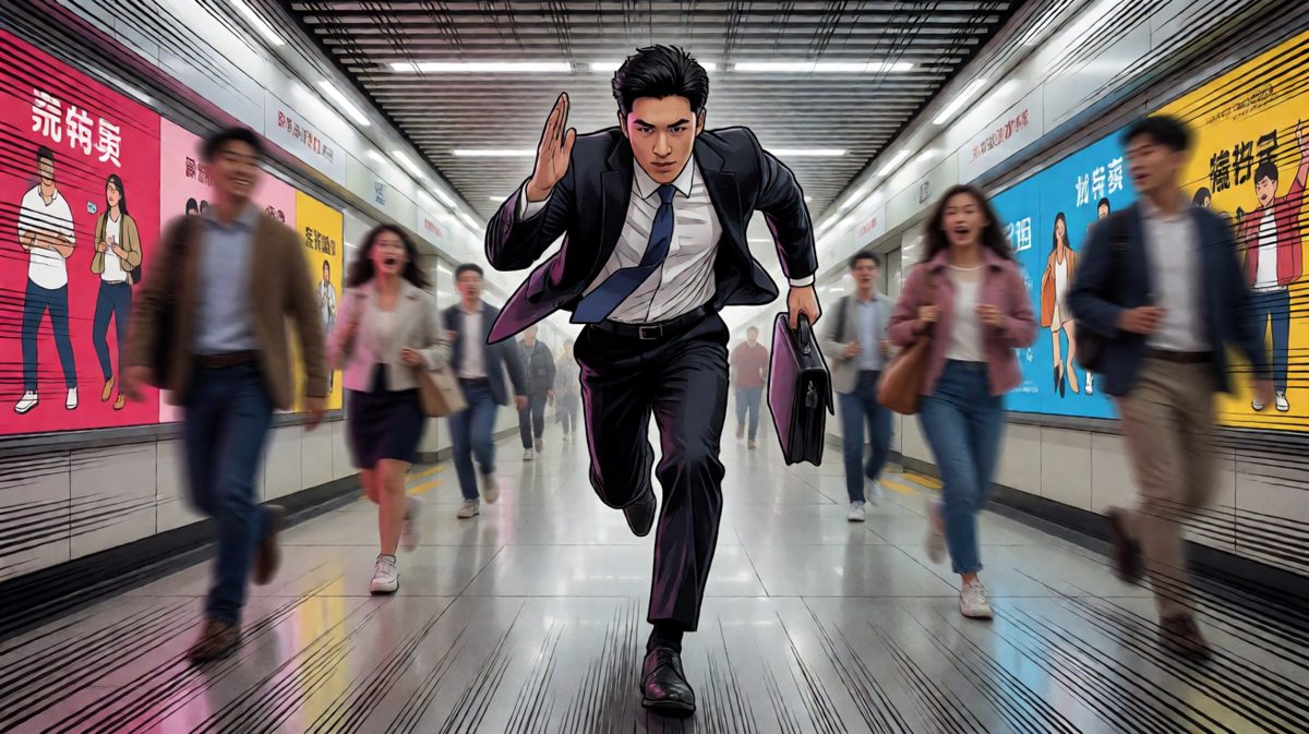 必须拼了！一路狂奔到公司！