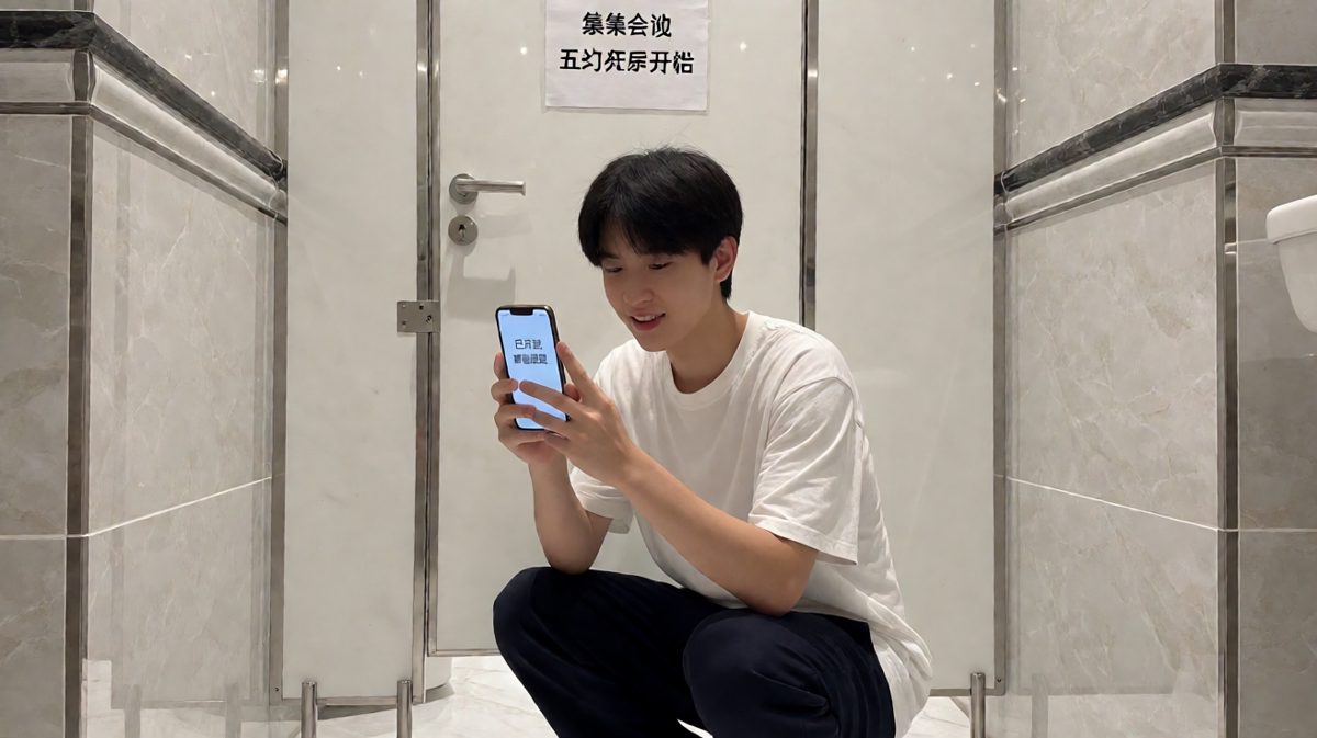 带薪如厕是我对这份工资最大的尊重