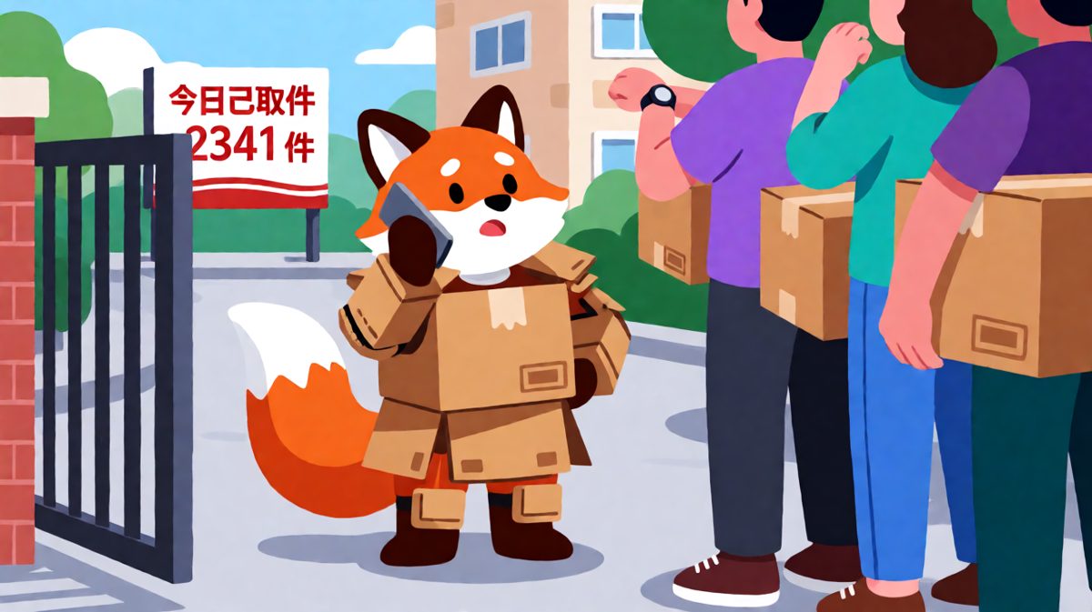 取快递是我这种社恐一天中最需要勇气的时刻。