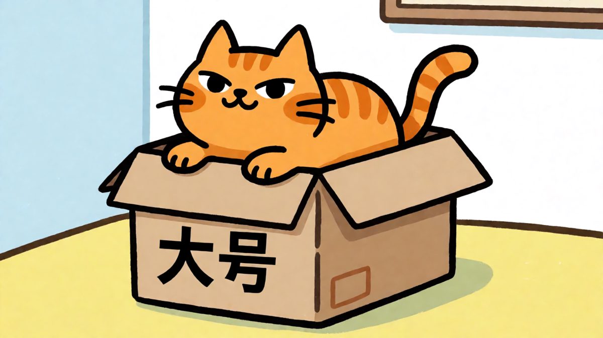只要盒子够大，我就能装得下——猫生信条。