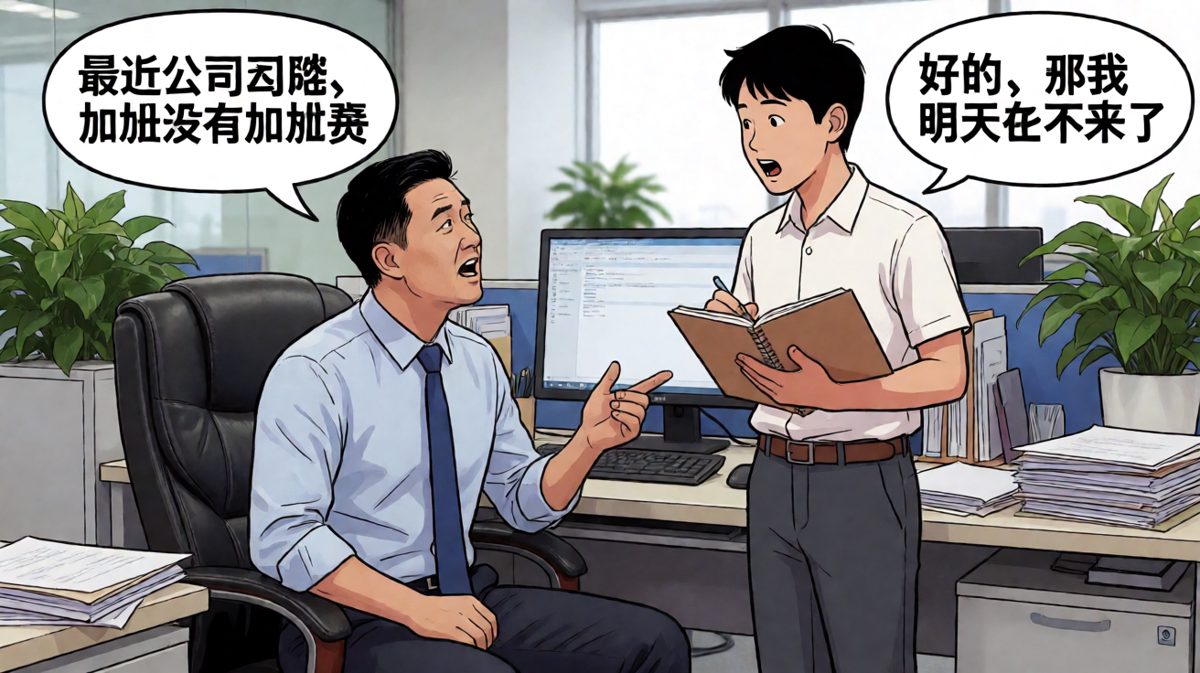 老板说要省钱，员工说那我撤了