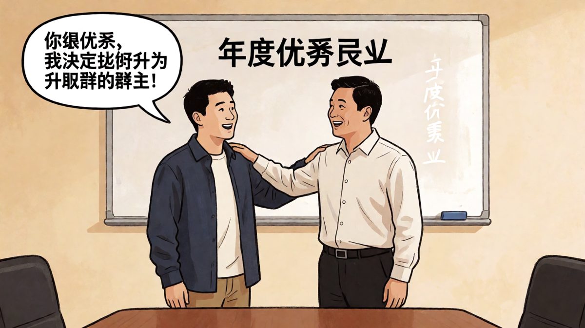 升职升到了群里当群主