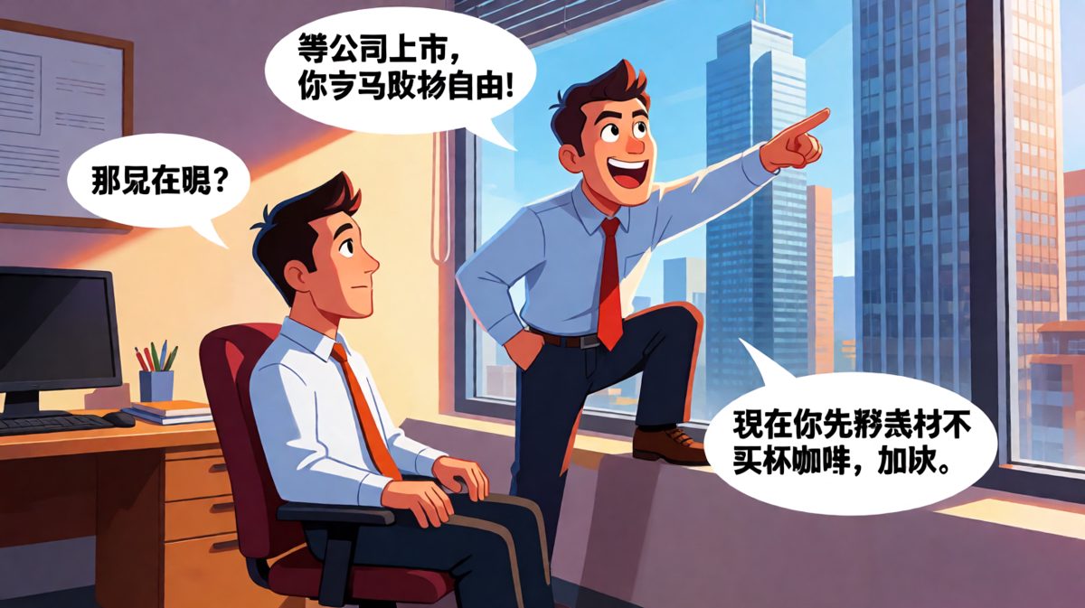 画饼画到买咖啡