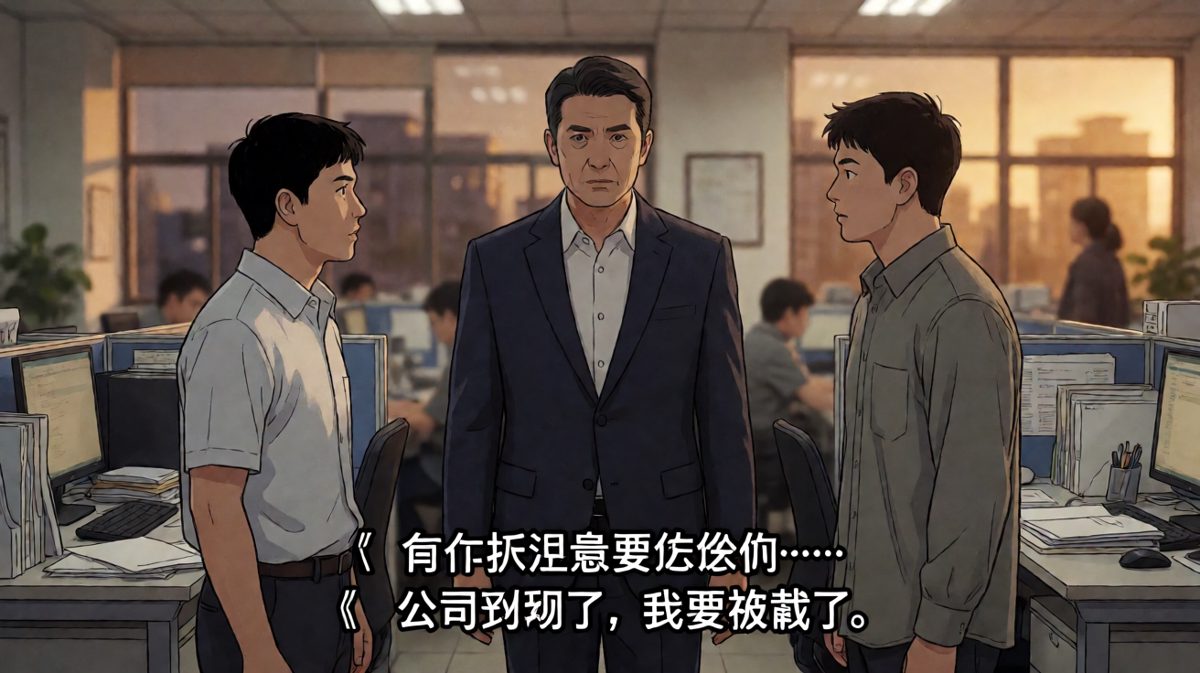 坏消息是老板自己要被裁了