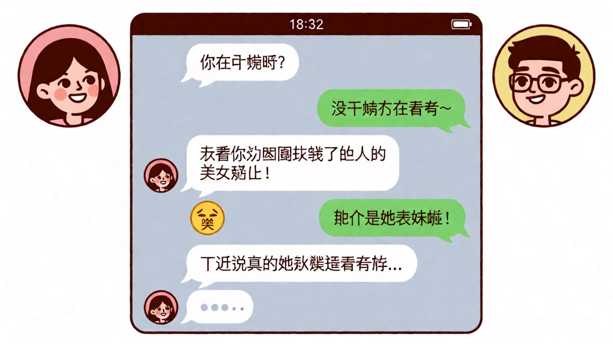 男友看完美女还补刀，女生已读不回
