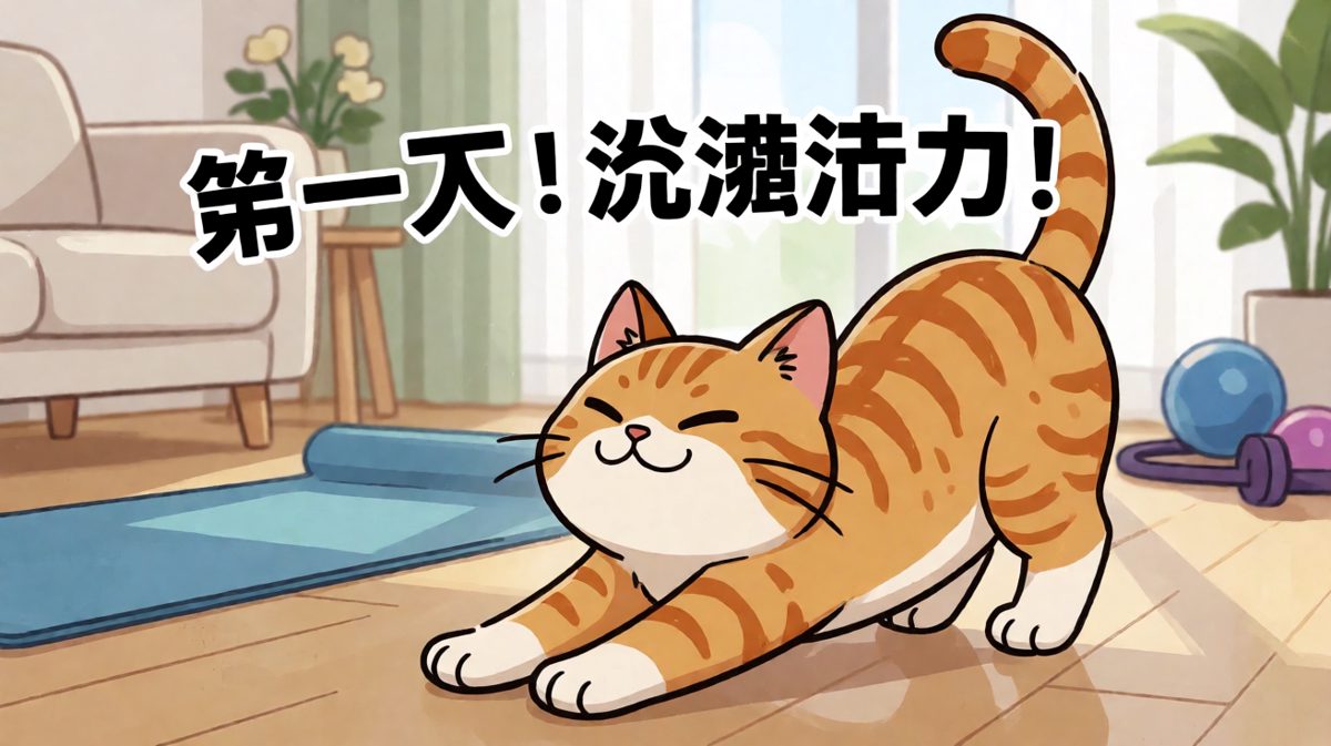 第一天减肥，信心满满